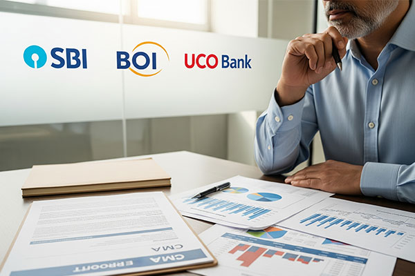 CMA Report Templates Accepted by SBI, BOI, and UCO Bank