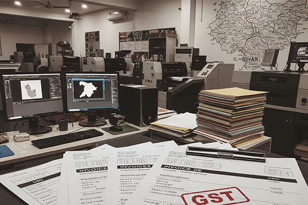 GST for Printing Presses, Designers, and Publishers in Bihar