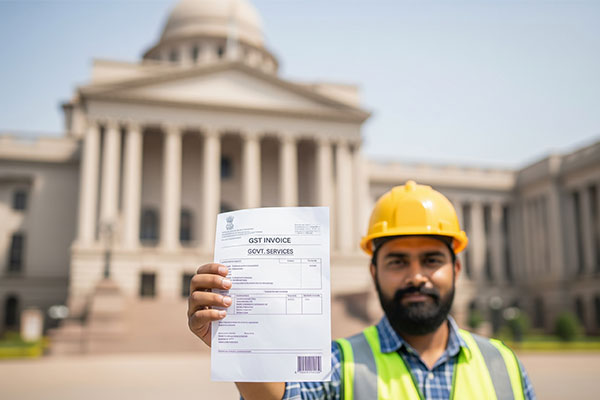 GST on Supply of Services to Government Departments