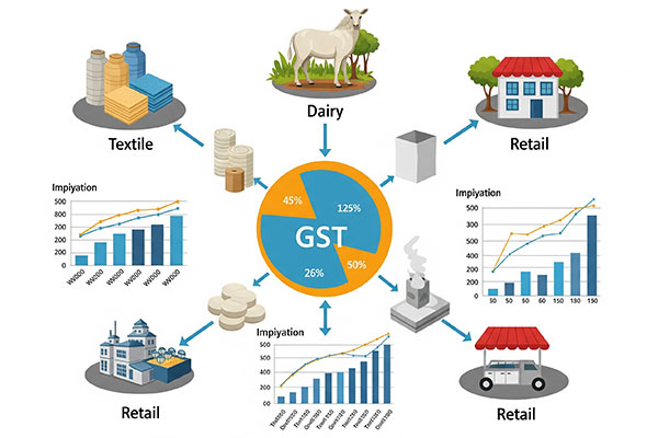 Sector-Focused GST Analysis: Textile, Dairy, and Retail in Bihar