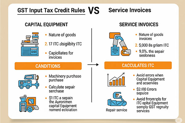 GST Input Tax Credit Rules for Capital vs Revenue Expenditure